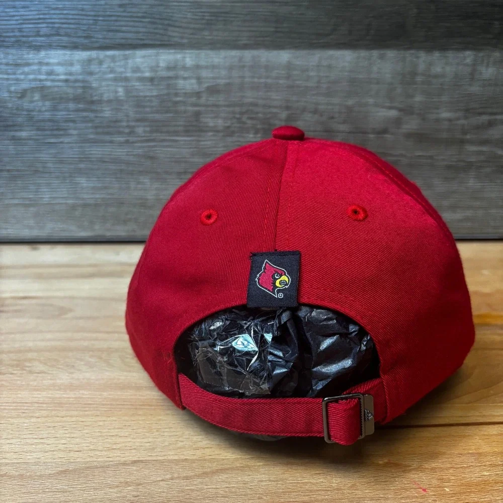 Louisville Cardinals‎ Hat Cap Strap Back Red Adidas Adjustable One Size